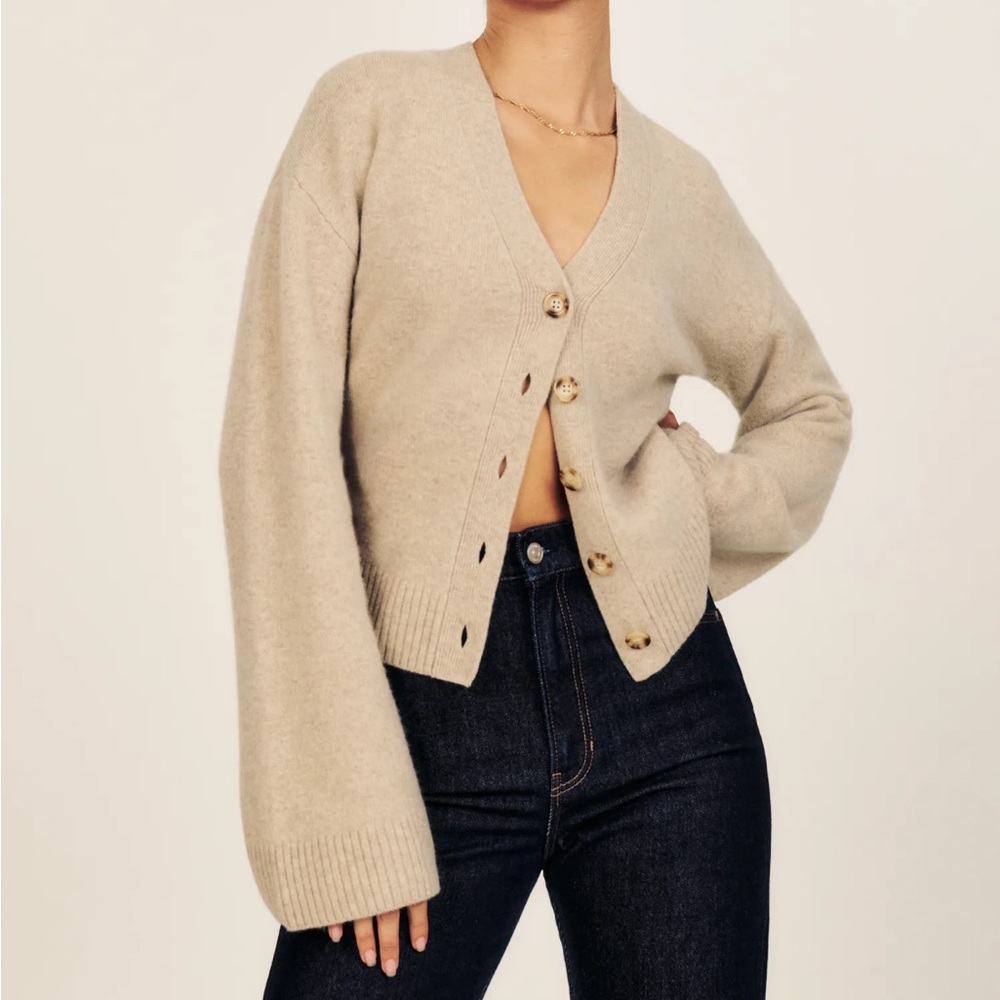 Reformation Novara Regenerative Wool Cardigan
